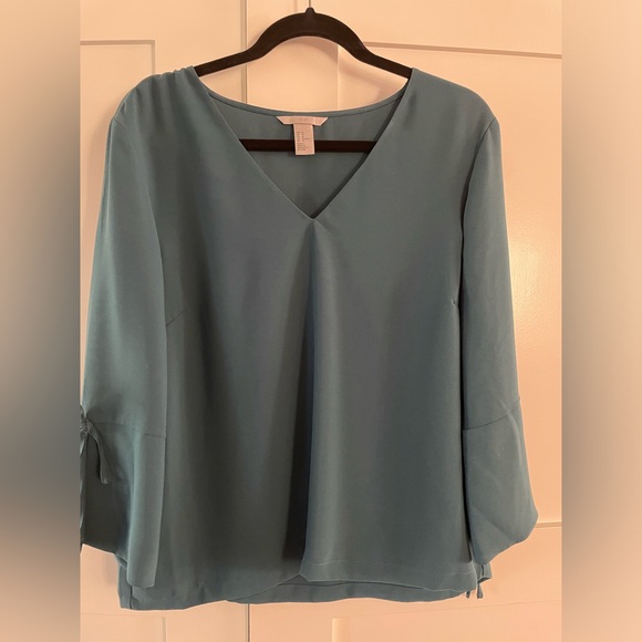 H&M teal blouse - Picture 5 of 5